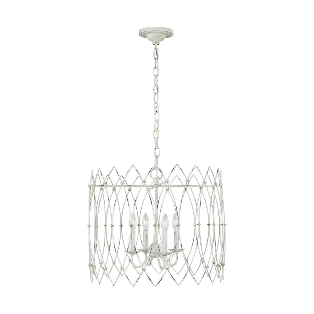 Visual Comfort Studio Gardner CC1144RWT Chandelier Light - Rustic White