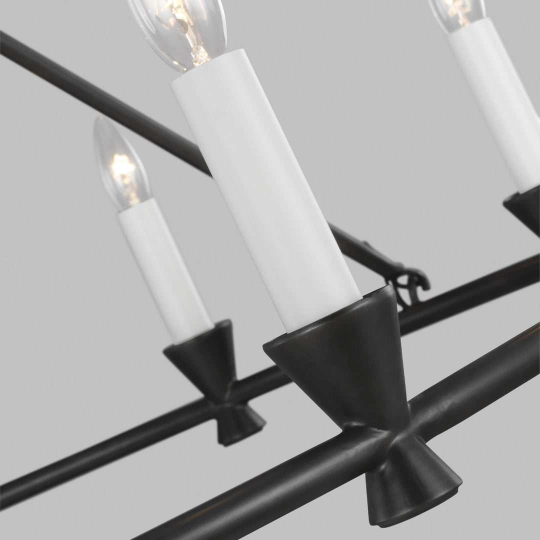 Visual Comfort Studio Keystone CC1179AI Chandelier Light - Aged Iron