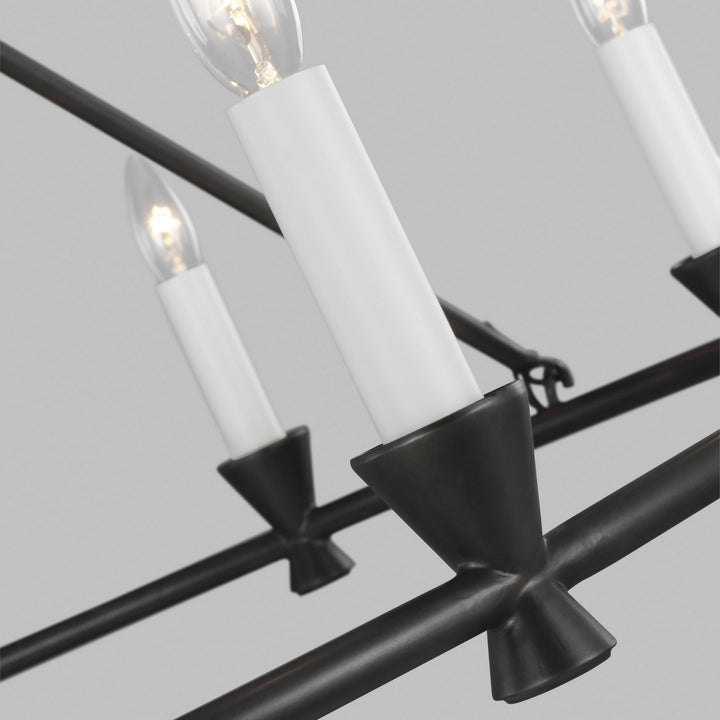 Visual Comfort Studio Keystone CC1179AI Chandelier Light - Aged Iron