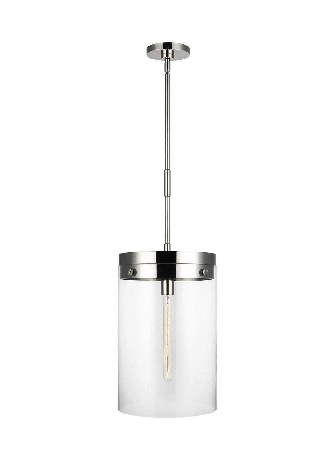 Visual Comfort Studio Garrett CP1011PN Pendant Light - Polished Nickel