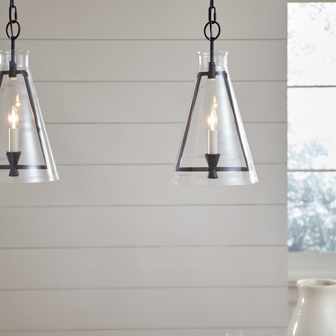 Visual Comfort Studio Keystone CP1081AI Pendant Light - Aged Iron