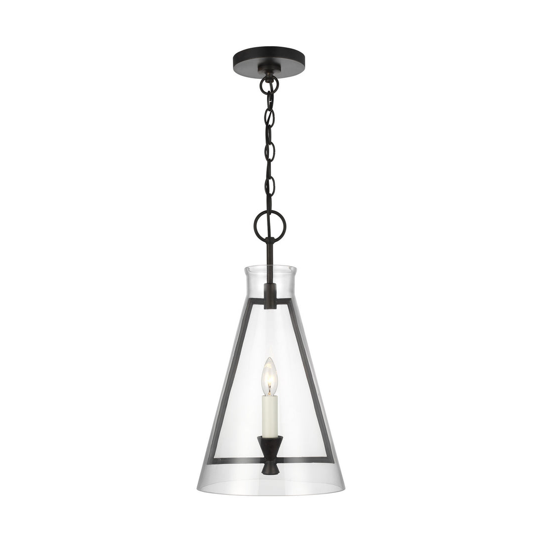 Visual Comfort Studio Keystone CP1081AI Pendant Light - Aged Iron