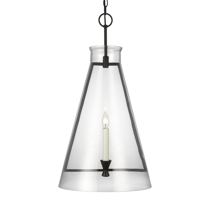 Visual Comfort Studio Keystone CP1091AI Pendant Light - Aged Iron