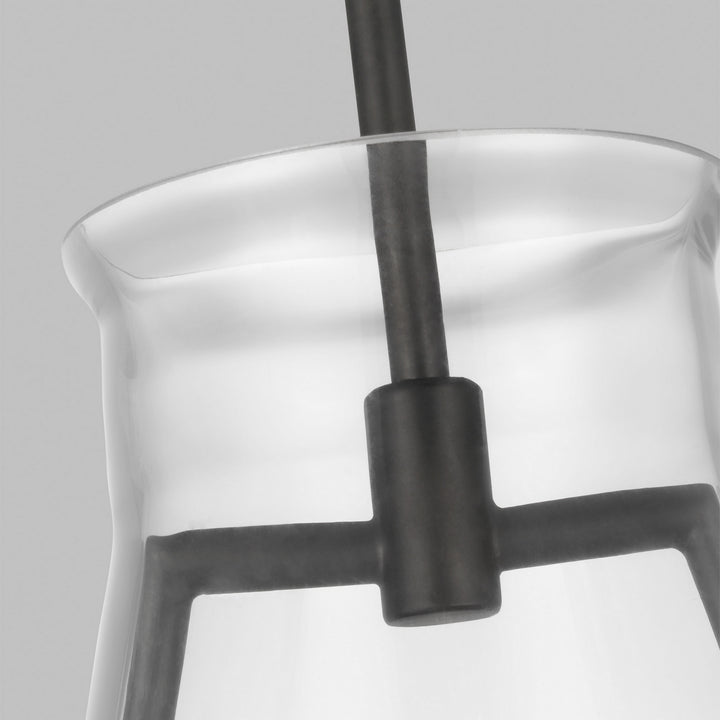 Visual Comfort Studio Keystone CP1091AI Pendant Light - Aged Iron