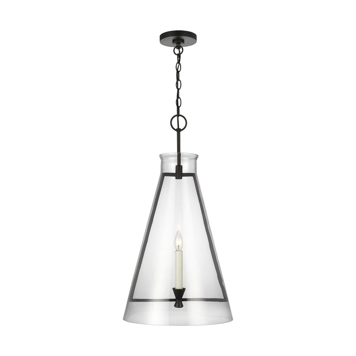 Visual Comfort Studio Keystone CP1091AI Pendant Light - Aged Iron