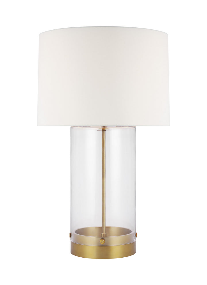 Visual Comfort Studio CT1001BBS1 Garrett One Light Table Lamp Lamp Brass