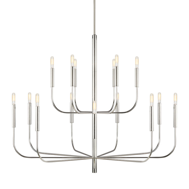 Visual Comfort Studio Brianna EC10015PN Chandelier Light - Polished Nickel