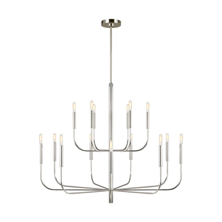 Visual Comfort Studio Brianna EC10015PN Chandelier Light - Polished Nickel