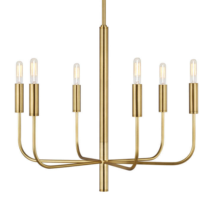 Visual Comfort Studio Brianna EC1006BBS Chandelier Light - Burnished Brass