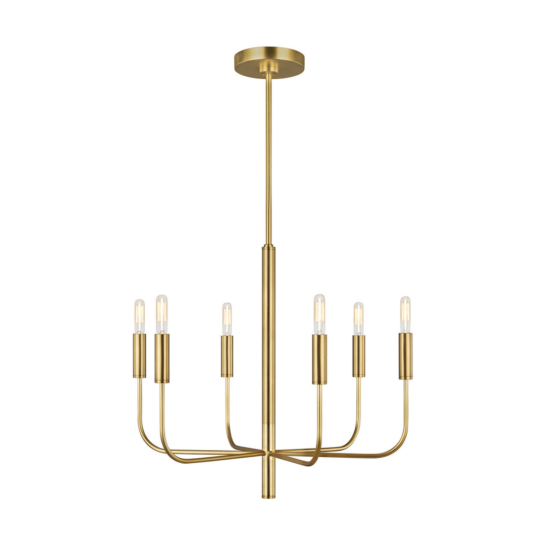Visual Comfort Studio Brianna EC1006BBS Chandelier Light - Burnished Brass