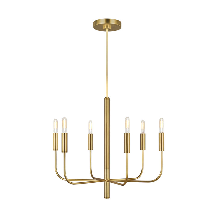 Visual Comfort Studio Brianna EC1006BBS Chandelier Light - Burnished Brass