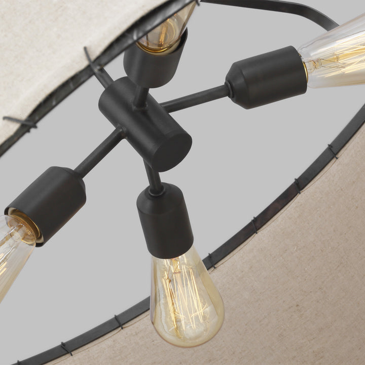 Visual Comfort Studio Dunne EP1114AI Pendant Light - Aged Iron