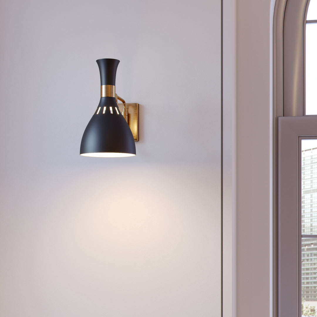 Visual Comfort Studio Joan EW1061MBK Wall Light - Midnight Black