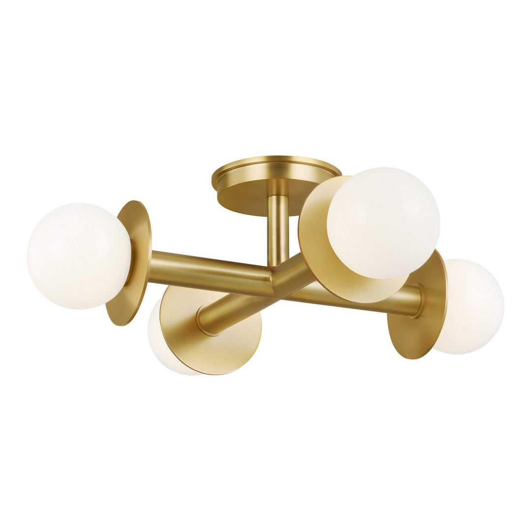 Visual Comfort Studio Nodes KF1034BBS Ceiling Light - Burnished Brass