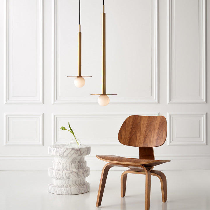 Visual Comfort Studio Nodes KP1011BBS Pendant Light - Burnished Brass