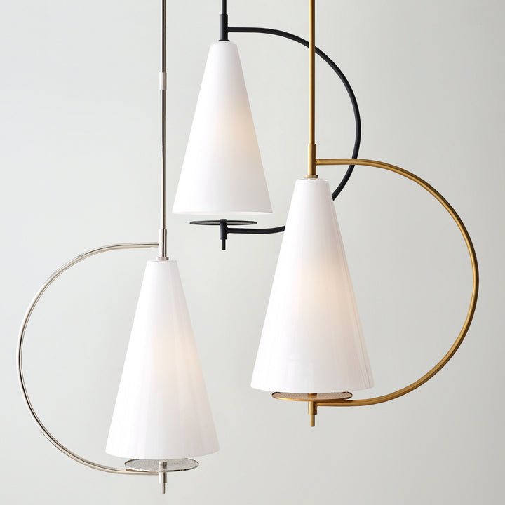 Visual Comfort Studio Gesture KP1041BBS Pendant Light - Burnished Brass