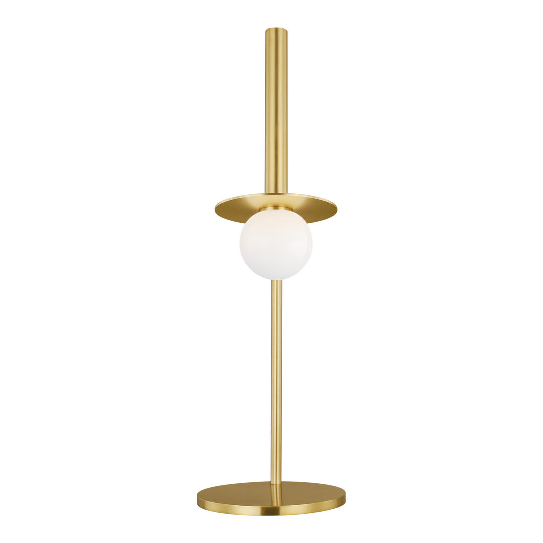 Visual Comfort Studio KT1001BBS2 Nodes One Light Table Lamp Lamp Brass - Antique