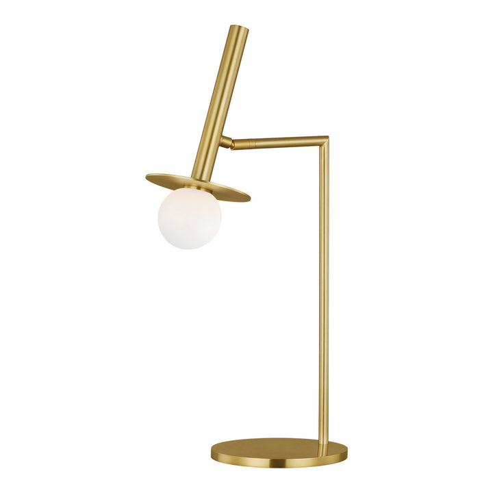 Visual Comfort Studio KT1001BBS2 Nodes One Light Table Lamp Lamp Brass - Antique
