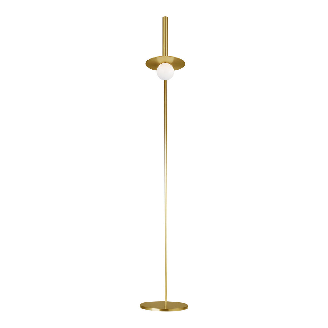 Visual Comfort Studio KT1011BBS2 Nodes One Light Floor Lamp Lamp Brass - Antique