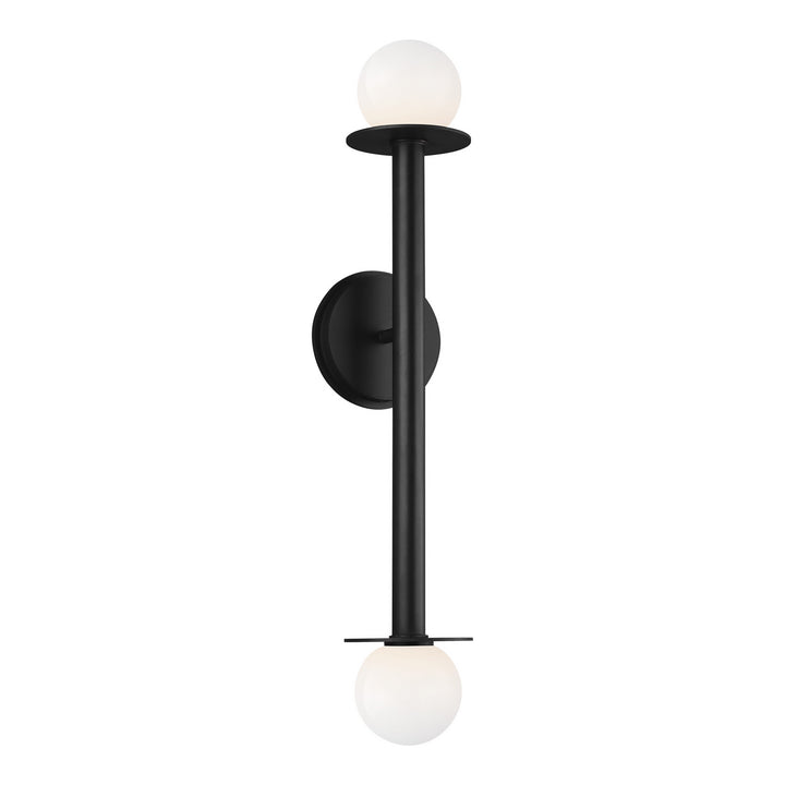 Visual Comfort Studio Nodes KWL1012MBK Wall Light - Midnight Black