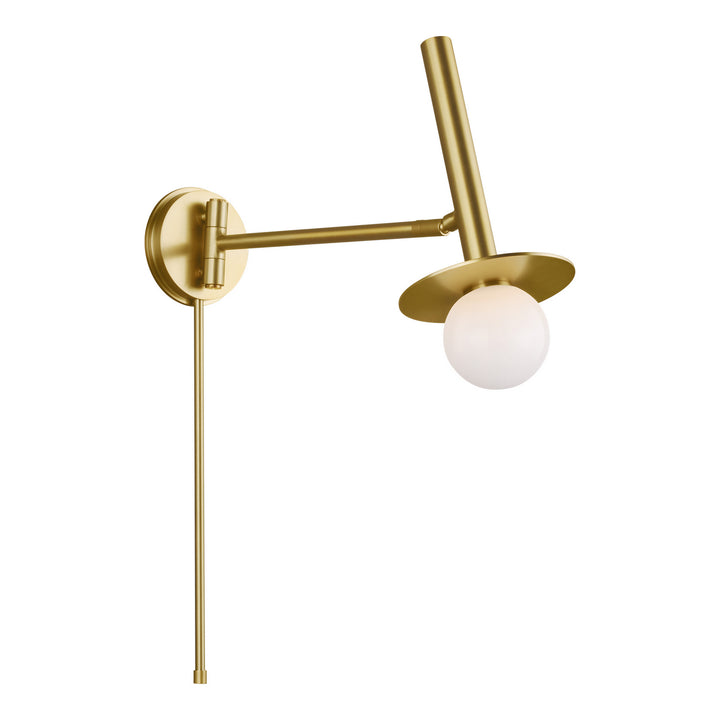 Visual Comfort Studio Nodes KW1021BBS Wall Light - Burnished Brass