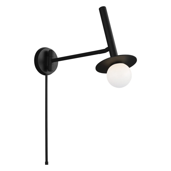 Visual Comfort Studio KW1021MBK Nodes One Light Wall Sconce Lamp Black