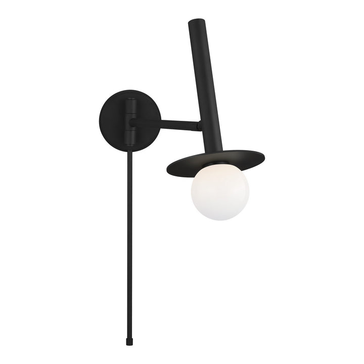 Visual Comfort Studio KW1021MBK Nodes One Light Wall Sconce Lamp Black
