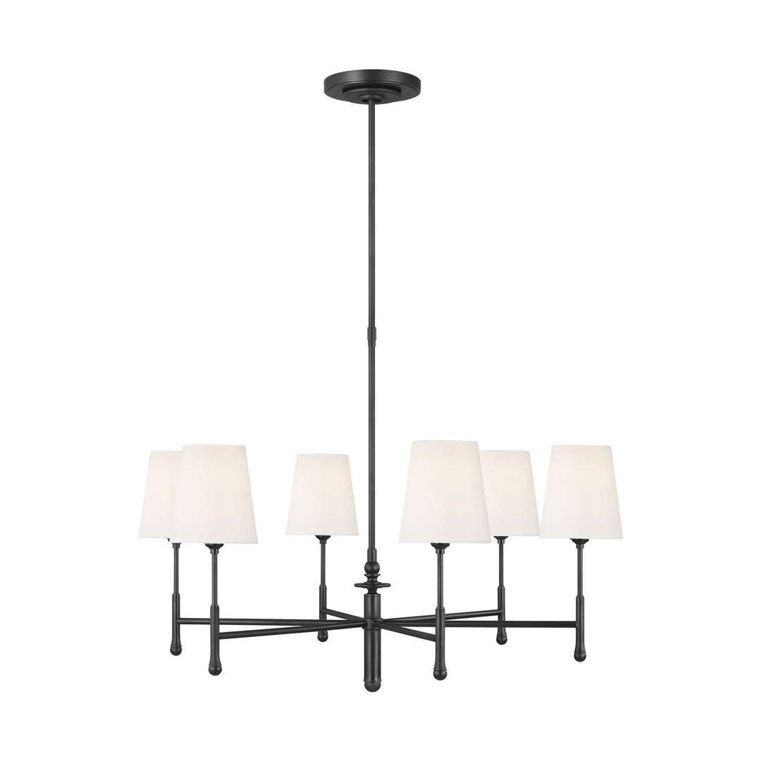 Visual Comfort Studio Capri TC1016AI Chandelier Light - Aged Iron