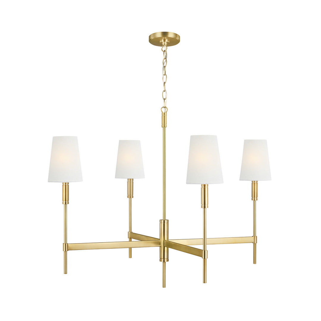 Visual Comfort Studio Beckham Classic TC1044BBS Chandelier Light - Burnished Brass