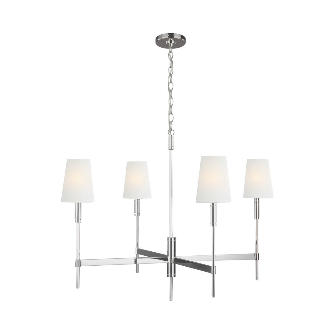 Visual Comfort Studio Beckham Classic TC1044PN Chandelier Light - Polished Nickel