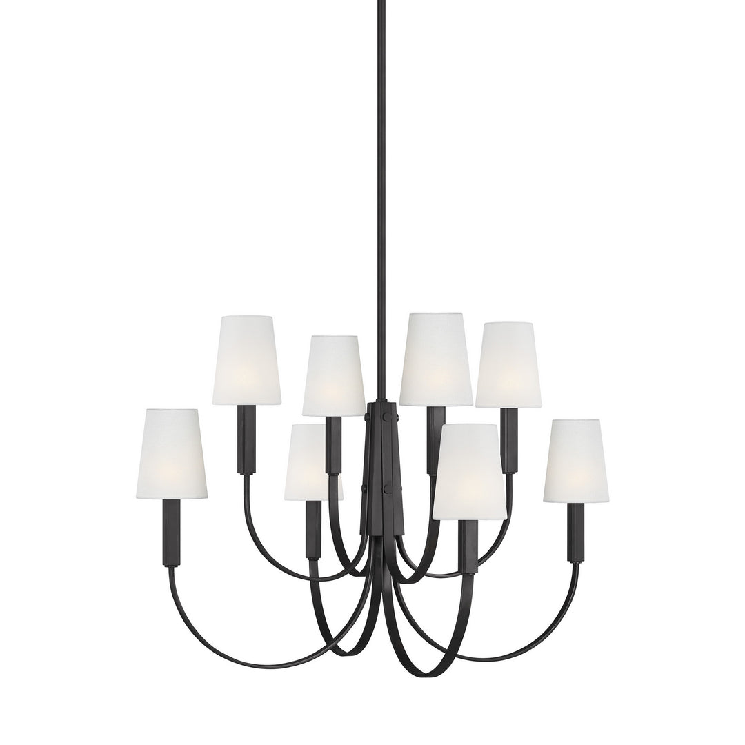 Visual Comfort Studio Logan TC1088AI Chandelier Light - Aged Iron