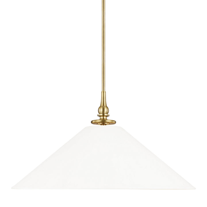 Visual Comfort Studio Capri TP1001BBS/AWT Pendant Light - Burnished Brass