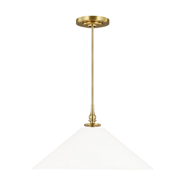 Visual Comfort Studio Capri TP1001BBS/AWT Pendant Light - Burnished Brass