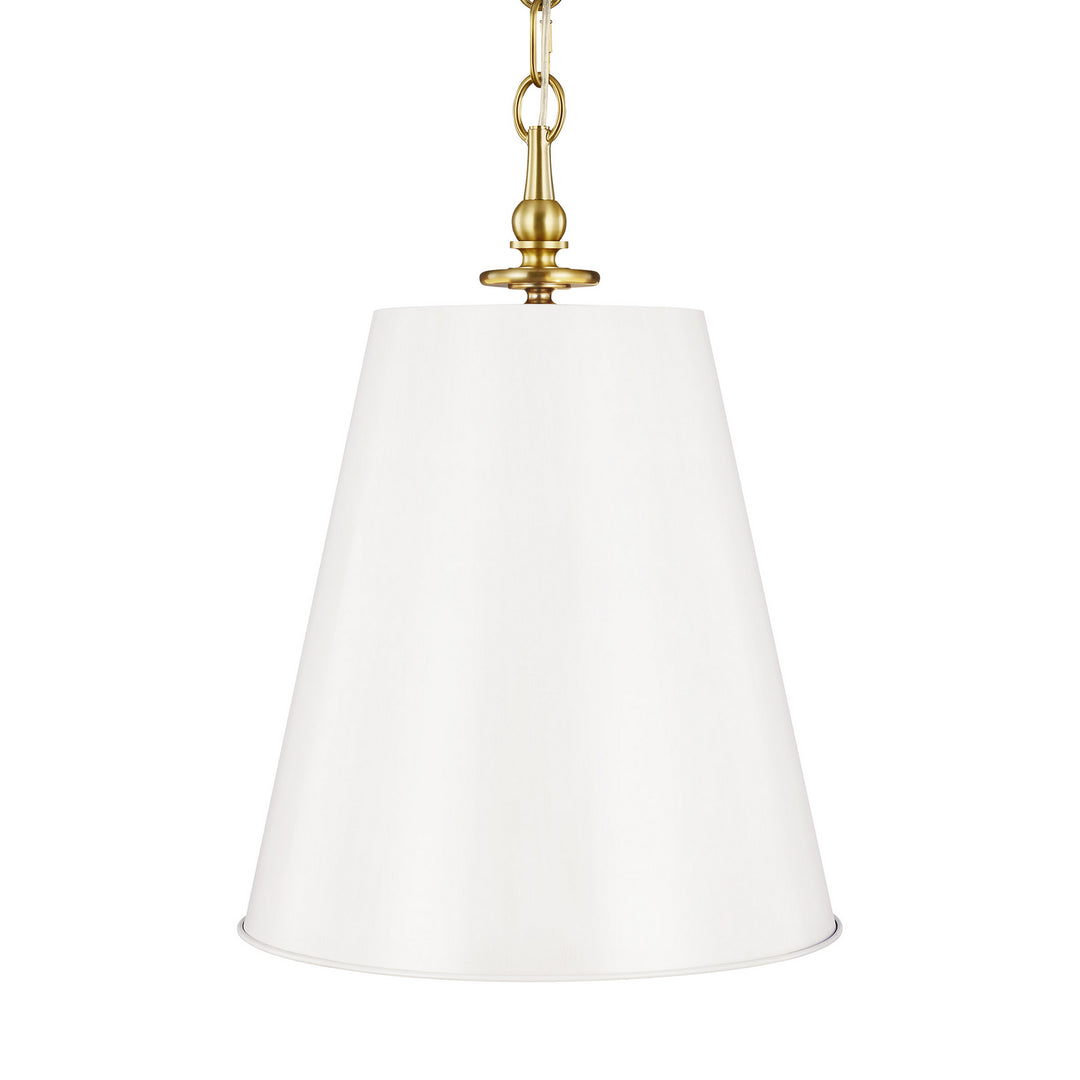 Visual Comfort Studio Capri TP1012BBS/AWT Pendant Light - Burnished Brass