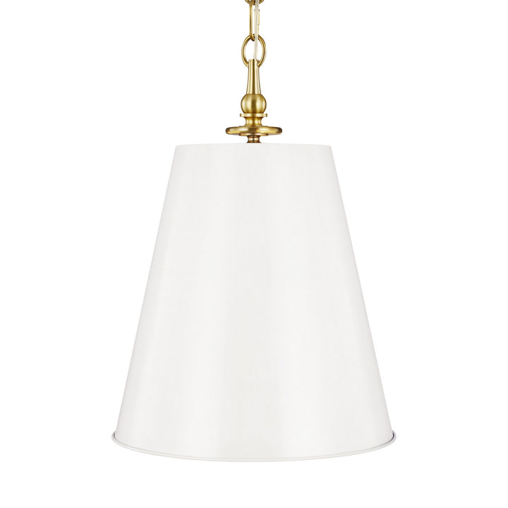 Visual Comfort Studio Capri TP1012BBS/AWT Pendant Light - Burnished Brass