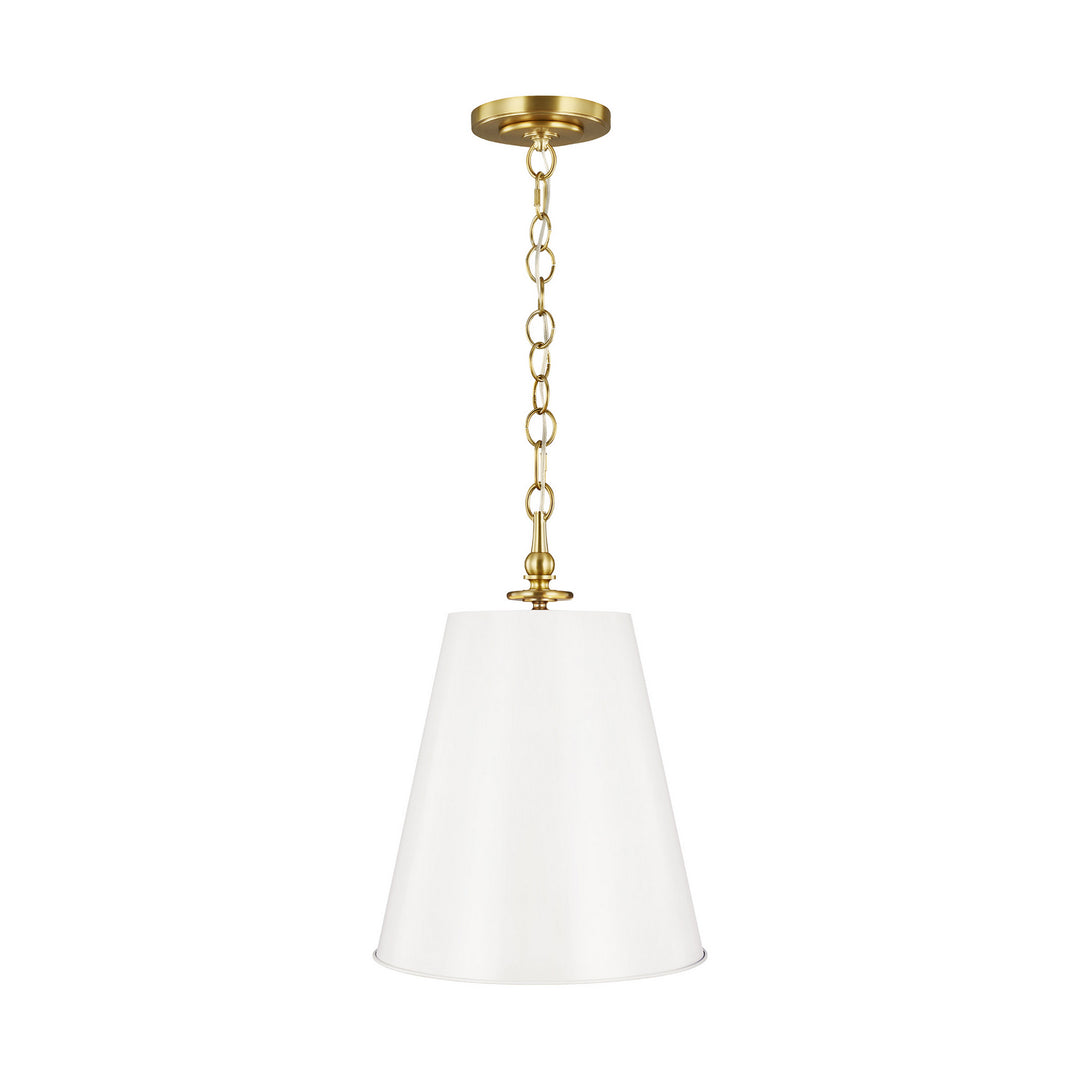 Visual Comfort Studio Capri TP1012BBS/AWT Pendant Light - Burnished Brass