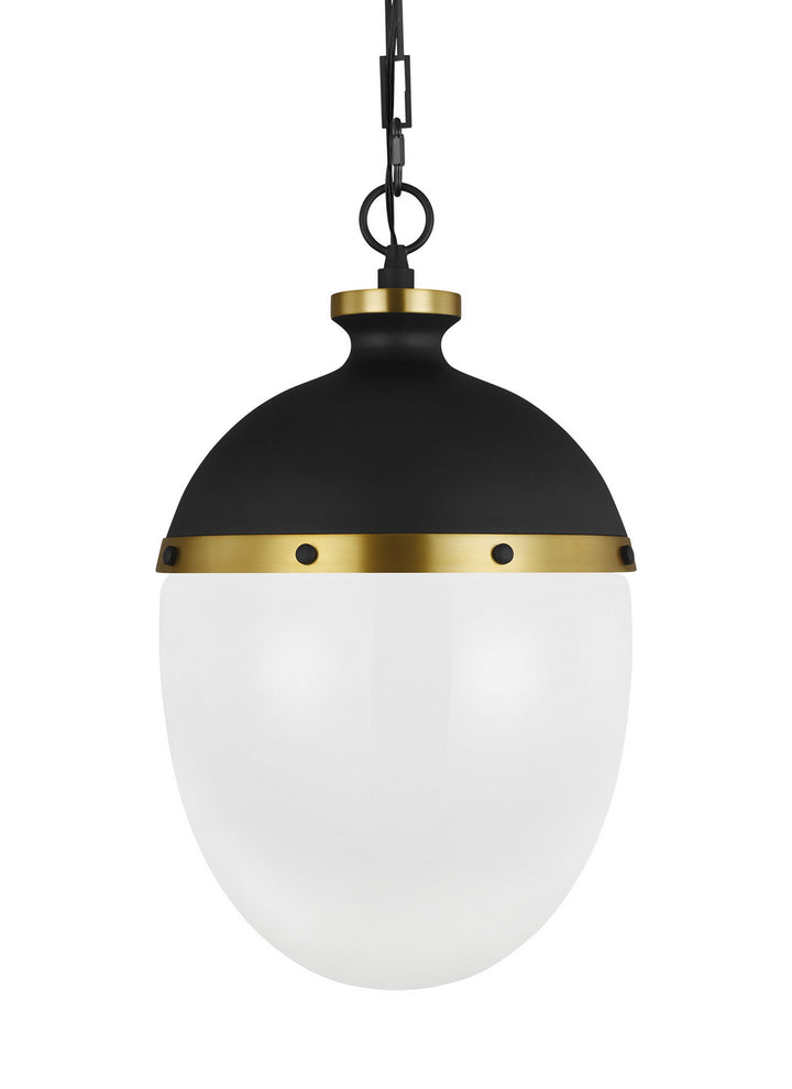 Visual Comfort Studio Aubry TP1082MBK/BBS Pendant Light - Midnight Black