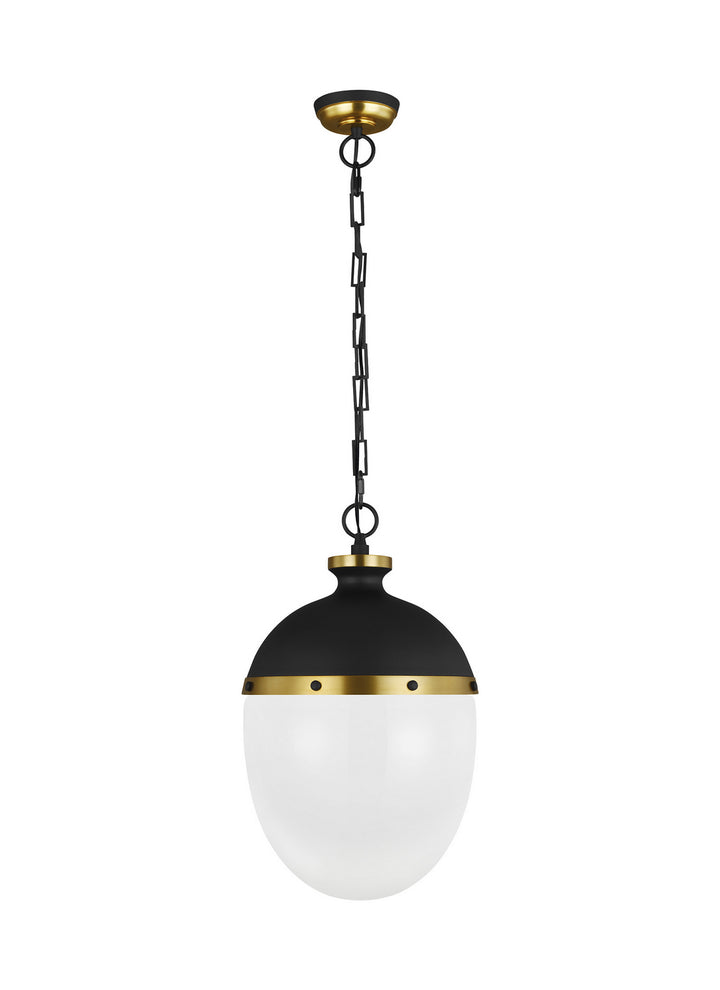 Visual Comfort Studio Aubry TP1082MBK/BBS Pendant Light - Midnight Black