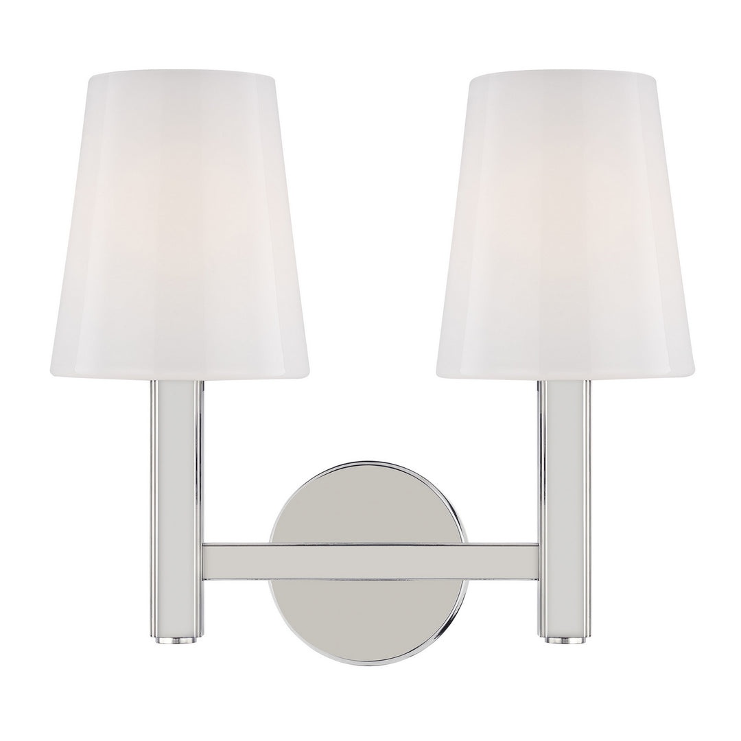 Visual Comfort Studio Logan TV1122PN Bath Vanity Light 13 in. wide - Polished Nickel