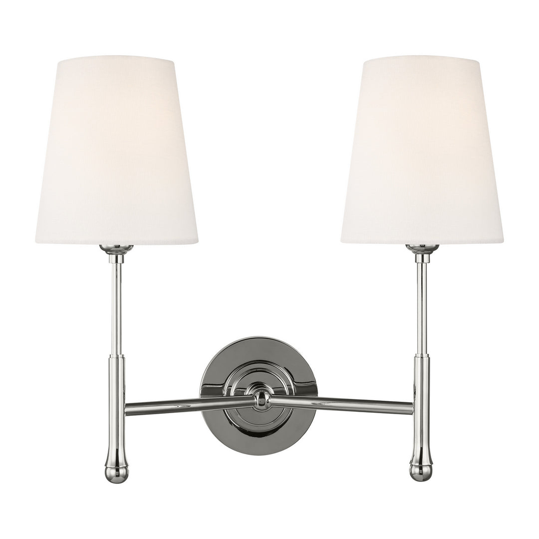 Visual Comfort Studio Capri TW1012PN Wall Light - Polished Nickel