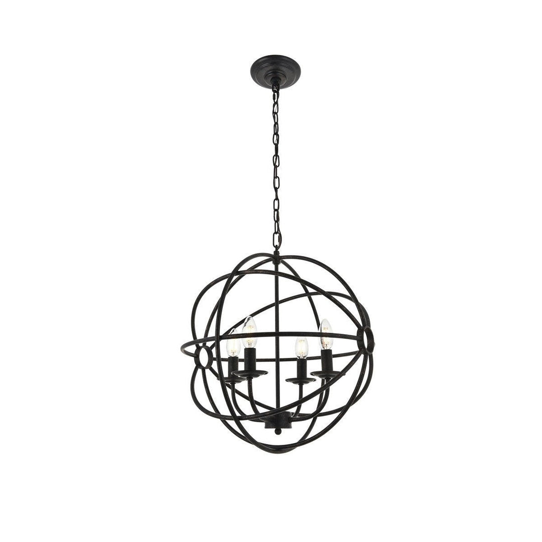 Elegant Octavia LD4006D18DB Pendant Light - Dark Brown