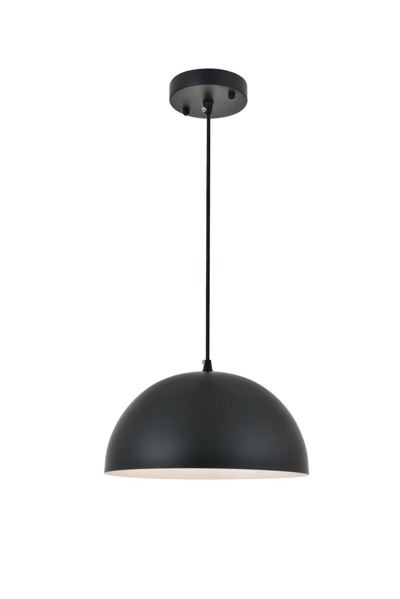 Elegant Forte LD4022D12BK Pendant Light - Black