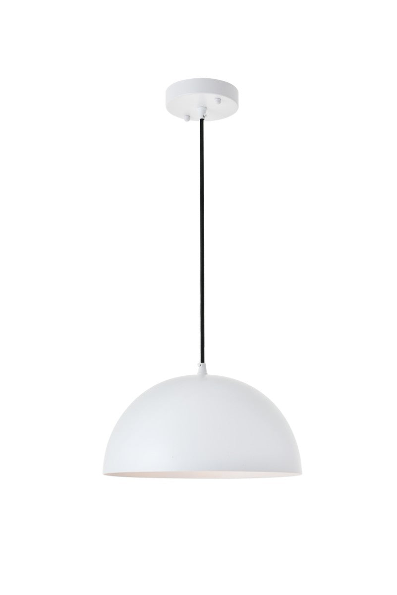 Elegant Forte LD4022D12WH Pendant Light - White