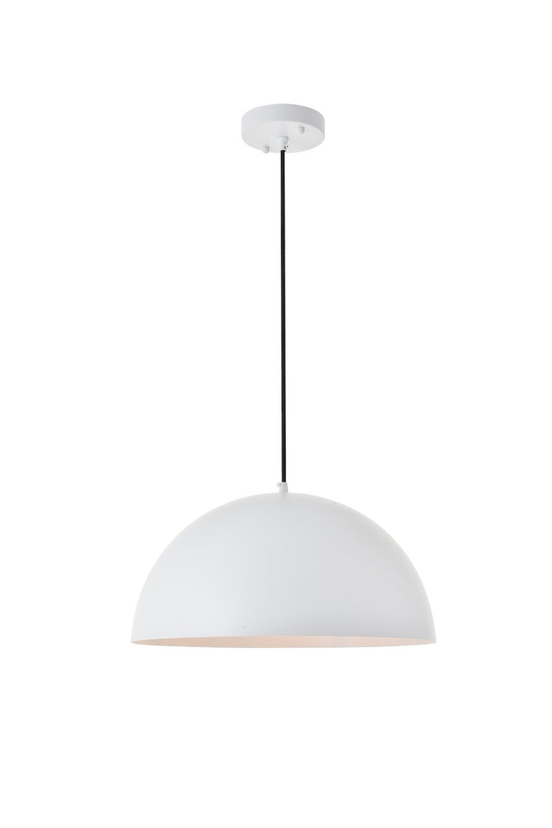 Elegant Forte LD4025D16WH Pendant Light - White