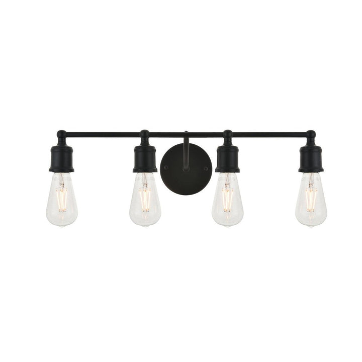 Elegant Serif LD4028W22BK Bath Vanity Light 23 in. wide - Black