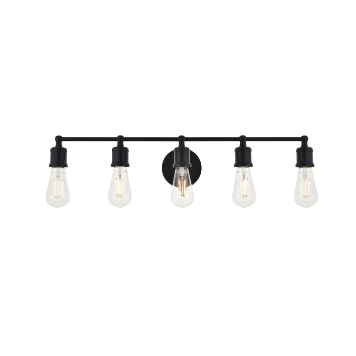 Elegant Serif LD4028W29BK Bath Vanity Light 29 in. wide - Black