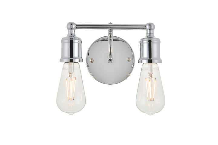 Elegant Serif LD4028W9C Bath Vanity Light 9 in. wide - Chrome