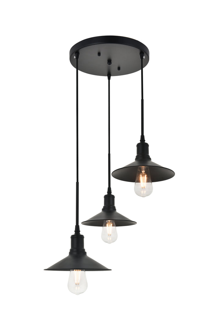 Elegant Etude LD4033D20BK Pendant Light - Black