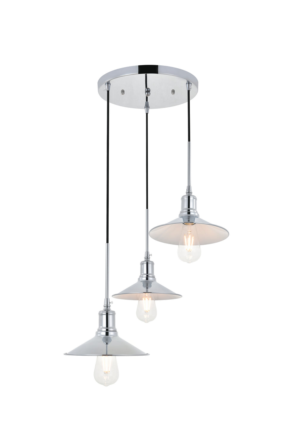 Elegant Etude LD4033D20C Pendant Light - Chrome