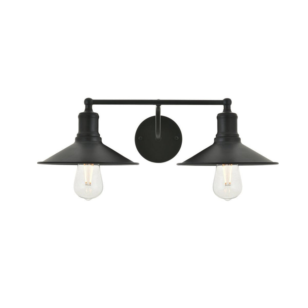 Elegant Etude LD4033W21BK Bath Vanity Light 21 in. wide - Black